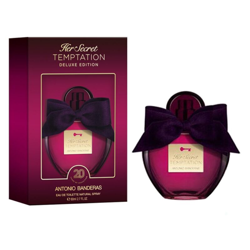 Perfume Antonio Banderas Her Secret Temptation Deluxe Edition - 80 ml - Eau de Toilette - Mujer