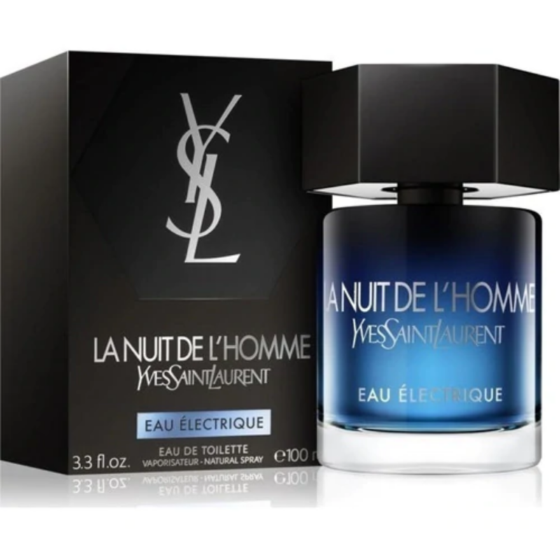 Perfume Yves Saint Laurent La Nuit De L'Homme Eau Electrique - 100 ml - Eau de Toilette - Hombre