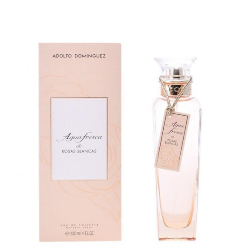 Perfume Adolfo Dominguez Agua Fresca de Rosas Blancas - 120 ml -Eau de Toilette - Mujer