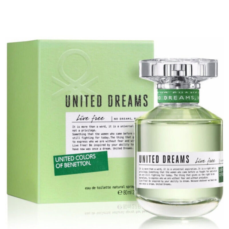 Perfume Benetton United Dreams Live Free - 100 ml - Eau de Toilette - Mujer