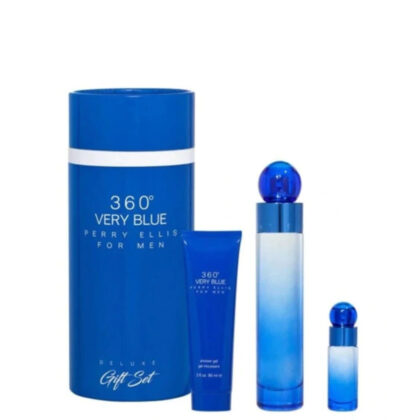 Estuche Perry Ellis 360° Very Blue - 100 ml - Eau de Toilette - Hombre