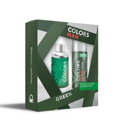 Estuche Benetton Colors Man Green - 100 ml - Eau de Toilette - Hombre