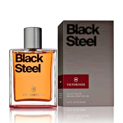 Perfume Victorinox Swiss Army Black Steel - 100 ml - Eau de Toilette - Hombre