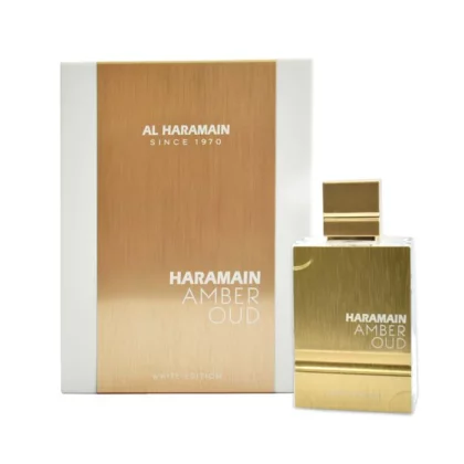 Perfume Árabe Al Haramain Amber Oud White Edition - 100 ml - EDP - Unisex