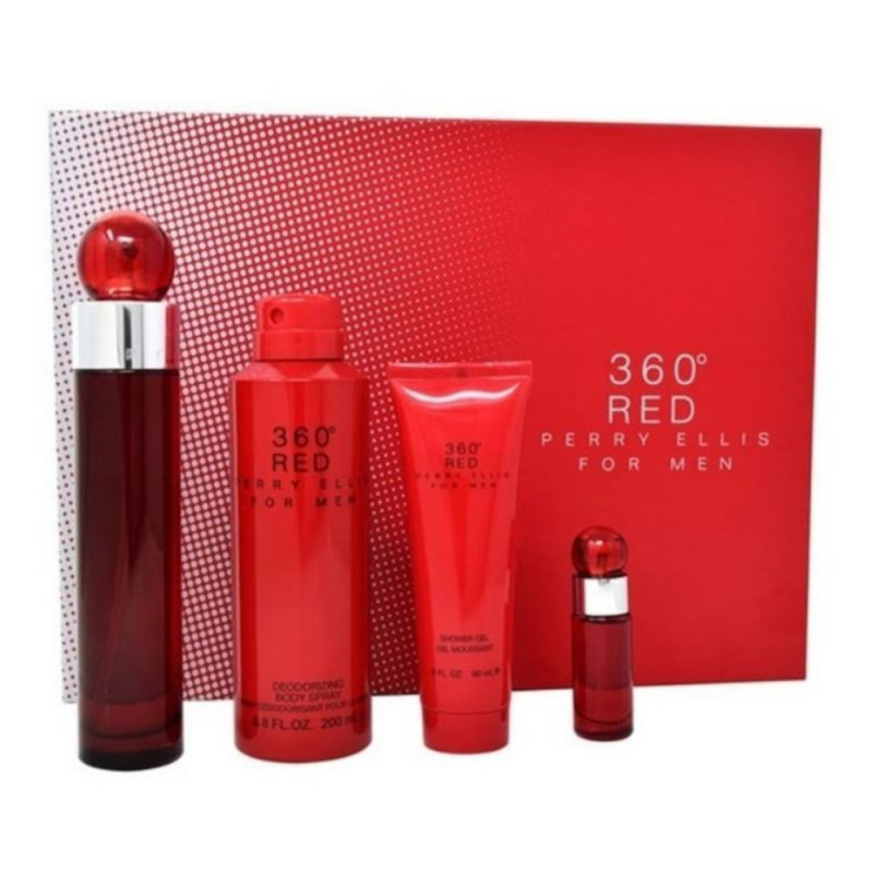Estuche Perry Ellis 360° Red for Men - 100 ml - Eau de Toilette - Hombre