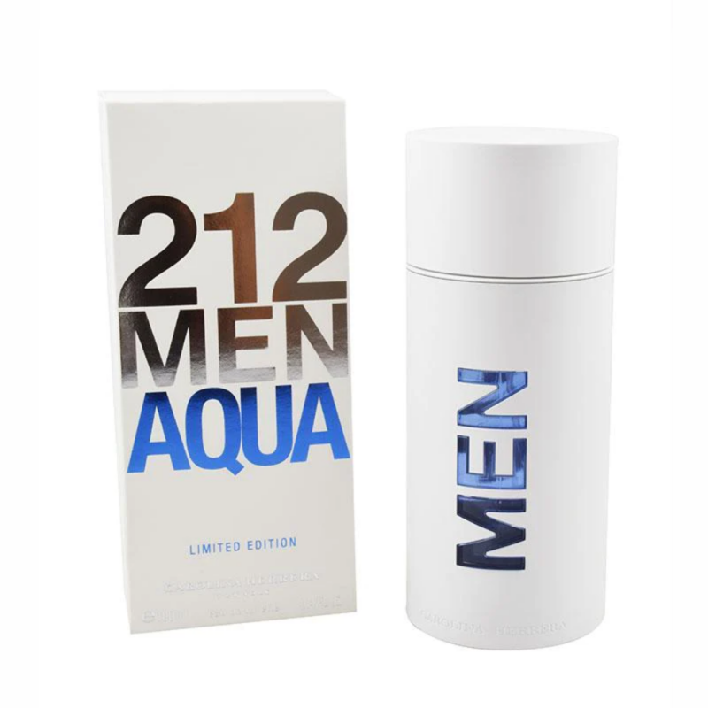 Perfume Carolina Herrera 212 Men Aqua Limited Edition - 100 ml - Eau de Toilette - Hombre
