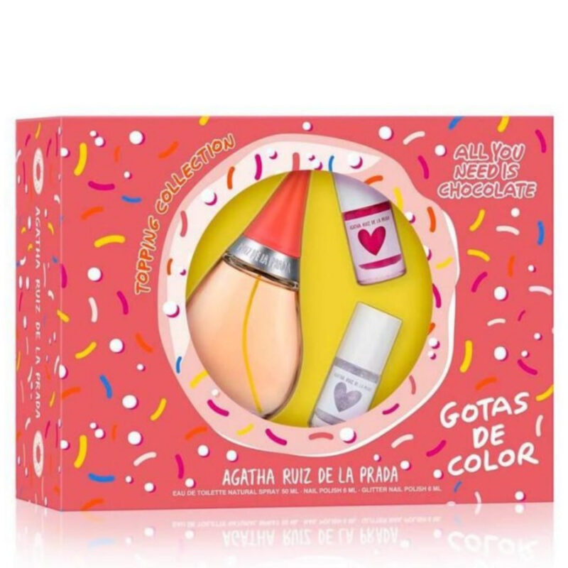 Estuche Agatha Ruíz de la Prada Gotas de Color Topping Collection - 50 ml - EDT - Mujer