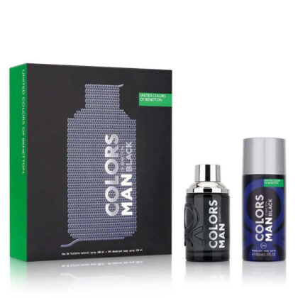 Estuche Benetton Colors Man Black - 100 ml - EDT - Hombre