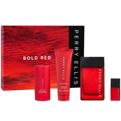 Estuche Perry Ellis Bold Red - 100 ml - EDT - Hombre