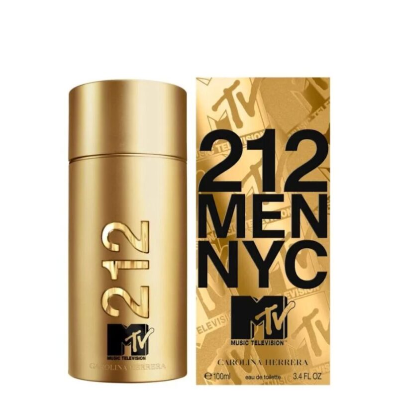 Perfume Carolina Herrera 212 NYC Men MTV "Limited Edition" - 100 ml - EDT - Hombre